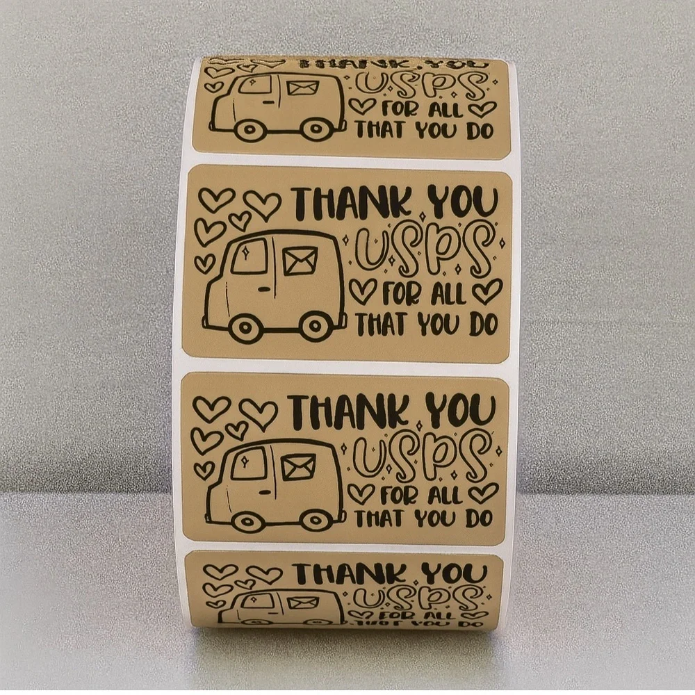 Thank You USPS Stickers – Mail Carrier Appreciation Labels for Packages 2